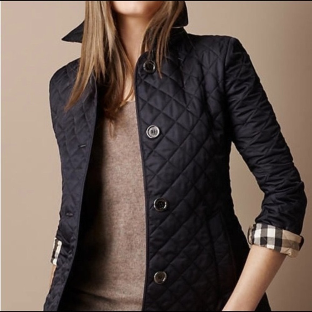 Burberry Quilted Jacket Size Medium